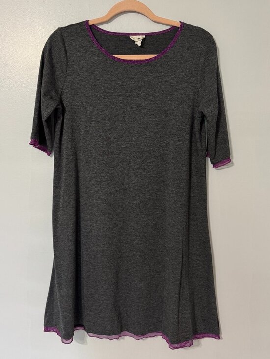 NATURAL LIFE Dresses & Skirts - NATURAL LIFE Gray T-Shirt Mini Dress